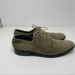 John Varvatos grey suede lace up derby shoes 10.5 John Varvatos Suede Leather Ago Mezzagoma Oxford Men main image 3